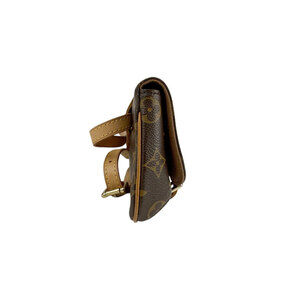 Louis Vuitton Marelle Canvas Bag Brown Waist Monogram Belt